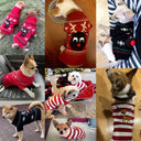 Cozy Snowman Print Winter Pet Sweater for Dogs and Cats  ourlum.com   