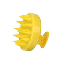 Silicone Scalp Massage Brush for Hair Care and Body Relaxation  ourlum.com Yellow United State 