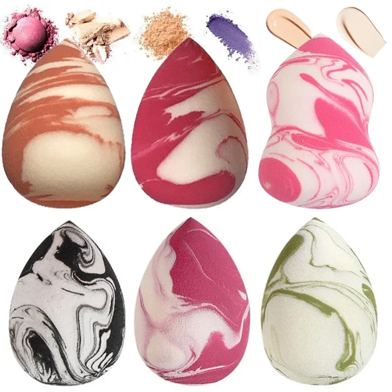 1PCS Makeup Sponge Puff  Women Egg Shaped Beauty Blending Makeup Sponge Cushion Powder Sponge Beauty Tool Makeup Accessories  ourlum.com   