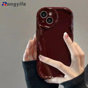 New Year Casing For iPhone 15 14 Plus 13 12 11 Pro Max Red Cover