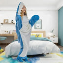 Shark Blanket Hoodie Shark Onesis Comfortable Wearable Blanket