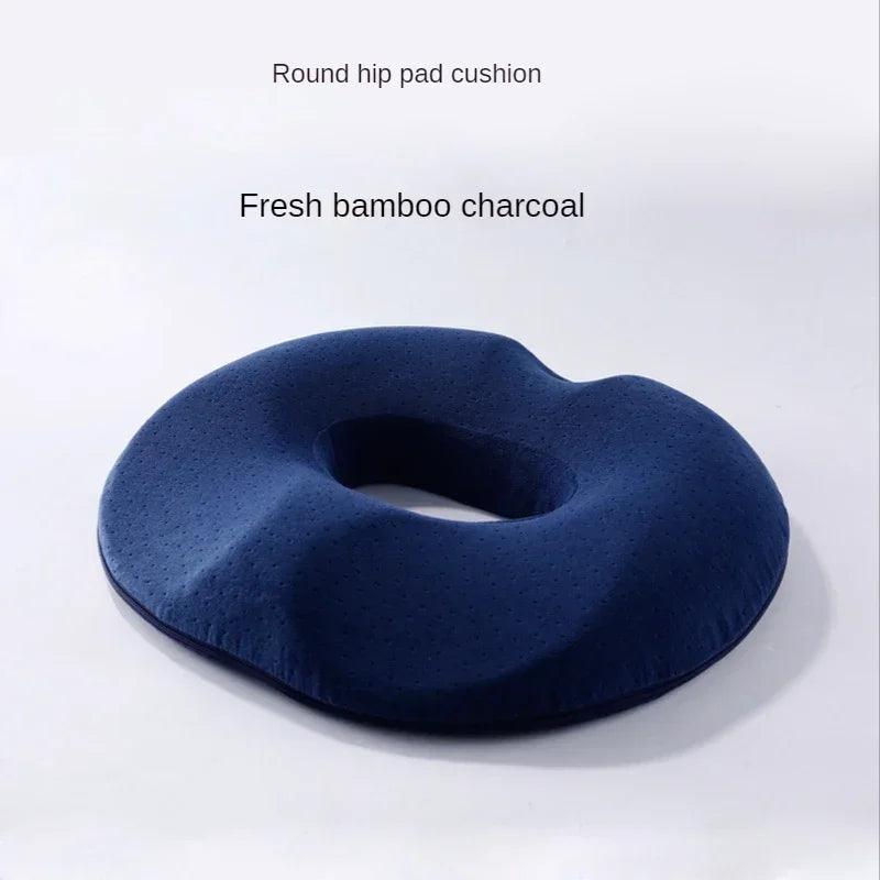 Orthopedic Tailbone Pain Relief Memory Foam Seat Cushion for Hemorrhoid and Prostate Support