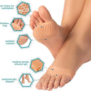 Silicone Gel Metatarsal Pads Foot Pain Relief Kit: Comfortable Support for Active Lifestyle