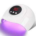 72W UV Nail Lamp Professional 24 LEDs Nail Dryer with 3 Timer Settings Quick-drying Manicure Lamp for Curing All Nails Gel