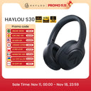 HAYLOU S30 Wireless Bluetooth 5.4 Headphones 80H Playtime