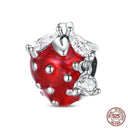 Charming Sterling Silver Red Heart Beads for Pandora Gifts