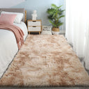 Gray Carpet for Living Room Plush Rug Soft Velvet Mats