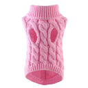 Cozy Knitted Dog Sweaters: Stay Stylish & Warm All Day Long  ourlum.com Light Pink S 