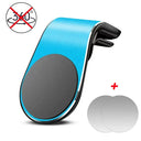 Magnetic Car Phone Holder: Ultimate Safety & Convenience for iPhone Samsung Huawei  ourlum.com Simple Blue  