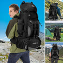 90L Waterproof Hiking Camping Backpack Rucksack for Men