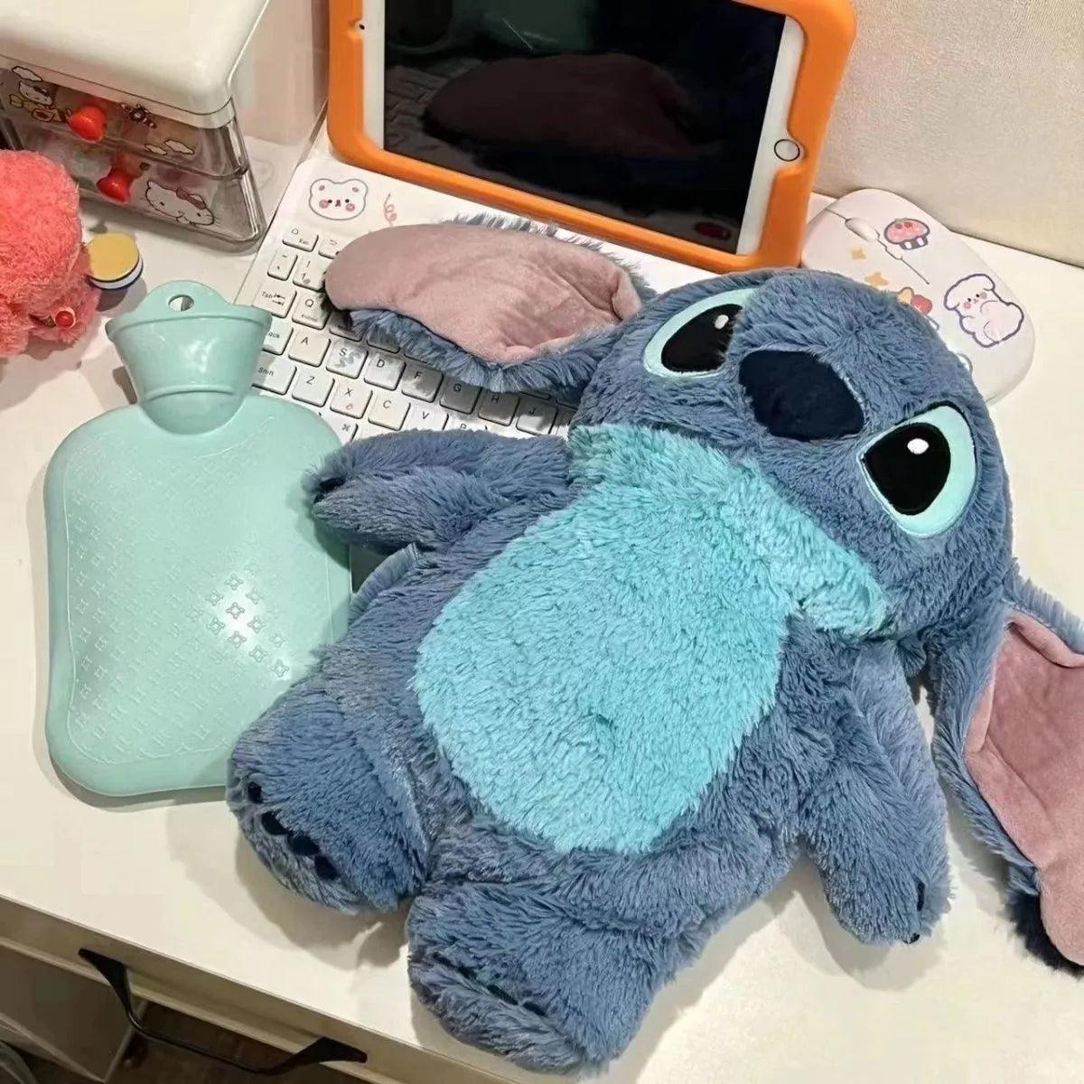 Anime Kawaii Stitch Plush Hot Water Bottle Hand Warmer Gift  ourlum.com   