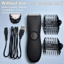 Men's Groin Hair Trimmer Waterproof Wet Dry Groomer Razor