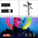 Ultimate Portable RGB Ring Light Kit for Smartphone Photography