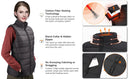 Women 9 Heated Vest Zones Electric Heated Jackets for Camping