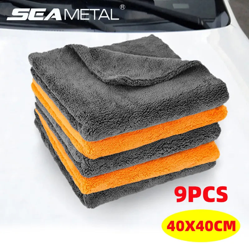 Ultra Plush Microfiber Cleaning Towels for Car & Home: Superior Absorbency & Softness  ourlum.com   