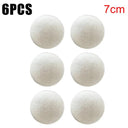 Wool Dryer Balls: Eco-Friendly Laundry Softener & Time Saver  ourlum.com 7cm-6pcs CHINA 