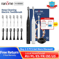 Nandme NX8000 Sonic Electric Toothbrush: Deep Clean & Plaque Fighter