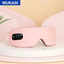 MUKASI Eye Massager with Heat Vibration Bluetooth Music