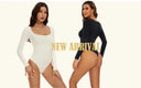 Seamless Full Coverage Bodysuit Shapewear for Thigh Slimming