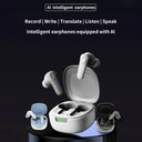 Intelligent AI Translator Earbuds Wireless BT Languages Translation