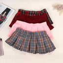 2022 Pleated Mini Skirt High Waist Harajuku Style Women