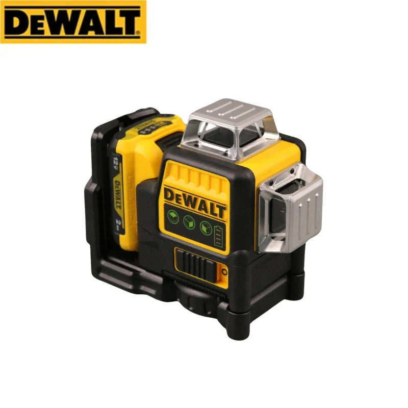 DEWALT DW089LG Green Beam Laser Level - Self-Leveling 12 Line, 3x360° Precision