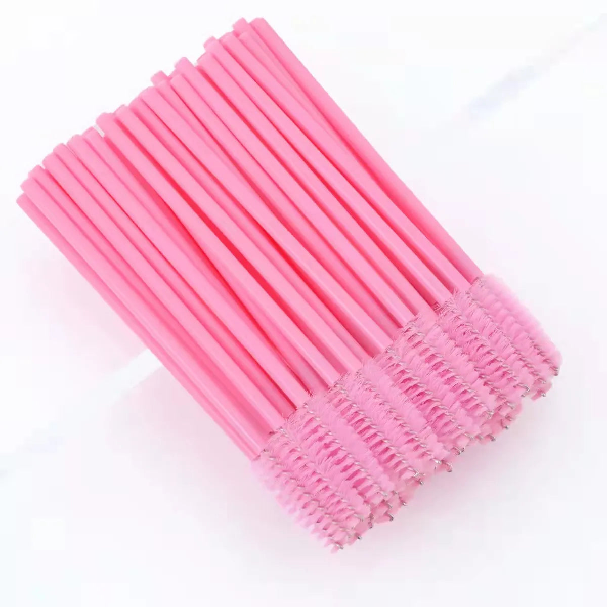 50/5Pcs Disposable Eyelash Brush Eyelashes Extension Eyebrow Brush Mascara Wands Applicator Spoolers Eye Lashes Cosmetic Makeup  ourlum.com   