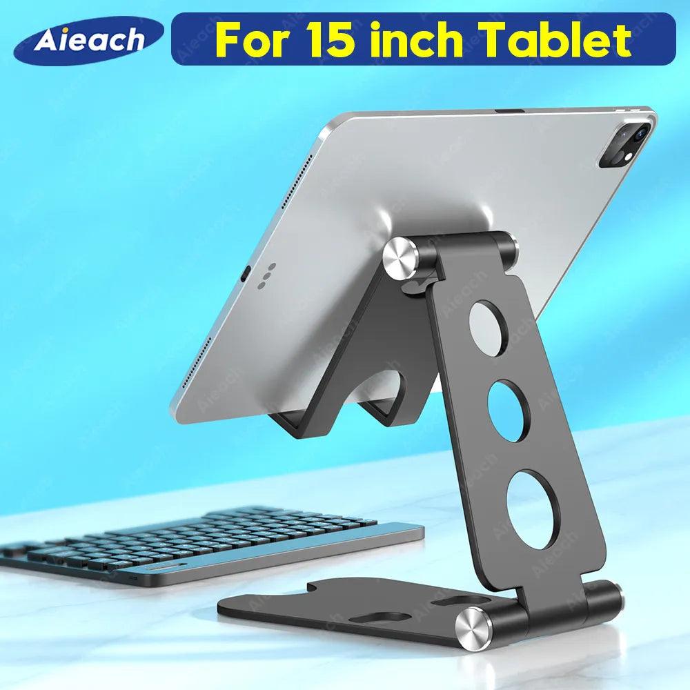 Metal iPad Stand: Adjustable Tablet Holder for Stability and Multi-Functional Use  ourlum.com   