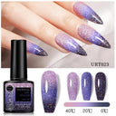 Color-Changing Glitter Gel Polish Set: Mesmerizing Effects