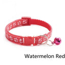 Colorful Cartoon Pet Collar with Bell - Adjustable Safety Necklace  ourlum.com t  