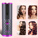 Cordless Curling Iron USB Rechargeable Portable Hair Curler