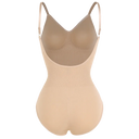 Seamless Backless Bodysuit Shapewear for Women with Open Crotch & Tummy Control