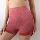 High Waisted Seamless Women's Yoga Shorts with Butt Lifting Scrunch