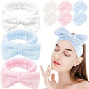 3pcs Microfiber Headbands and Wristbands Set for Bath Fitness