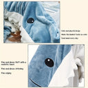 1pc New Shark Blanket For Adult Wearable Winter Warm Cozy