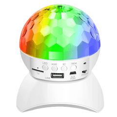 Ultimate RGB Bluetooth Speaker: Colorful Lights & Music Player