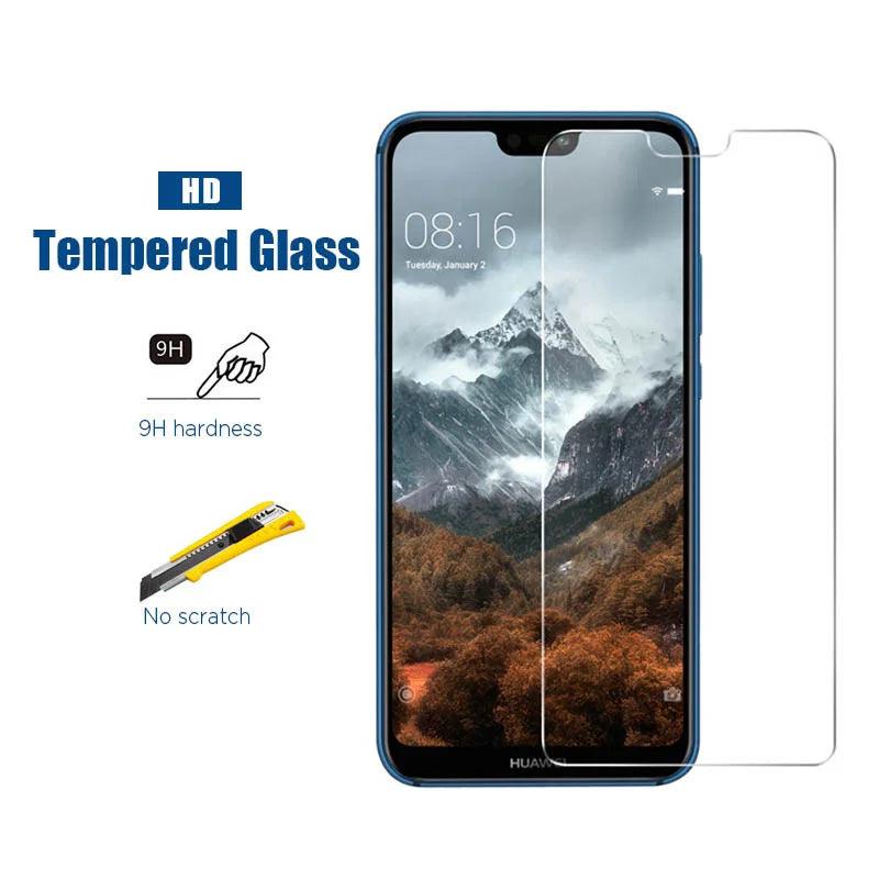 Premium 5-Piece Tempered Glass Screen Protector Set for Huawei P30 P40 P20 Mate 20 Lite Y6 Y7 & P Smart Z 2019 2021 Nova 5T  ourlum.com   