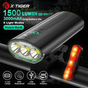 X-Tiger Bike Light Headlight Bicycle Lamp With Power Bank