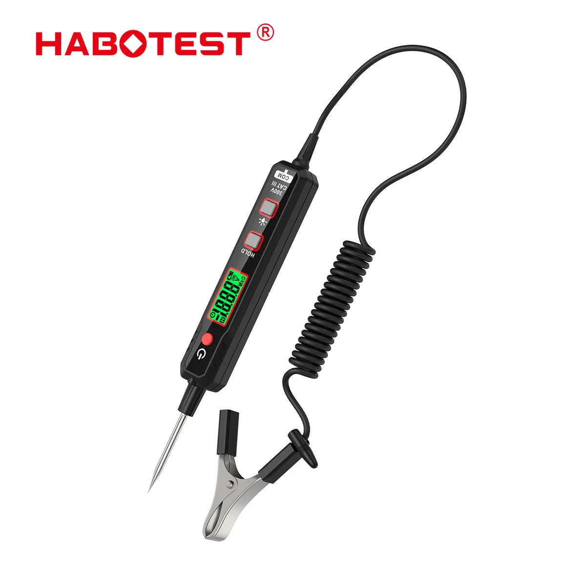 HABOTEST HT86 Pen Multimeter Digital Electric Test Pen Probe Detector Tester for Auto Car Circuit Power Voltage Test Tool