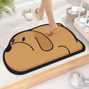 Cute Diatom Cartoon Bathroom Mat Super Absorbent Non-Slip