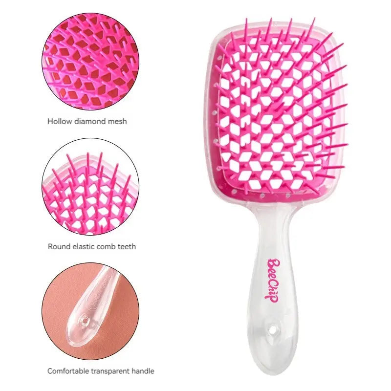 Hairbrush Curved for Styling, Combing & Scalp Massage