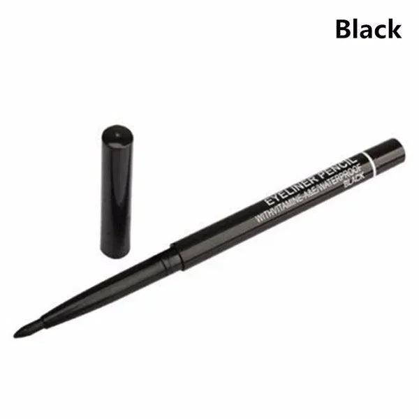 Women Waterproof Retractable Rotary Eyeliner Pen Eye Liner Pencil Makeup Cosmetic Tools(3pcs/set)  ourlum.com black  