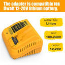 Fast-Dual DCB118 DCB102 Battery Charger for Dewalt Tools