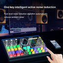 Zealsound Professional Podcast Microphone SoundCard Kit for PC Smartphone Laptop Computer Vlog Recording Live Streaming YouTube