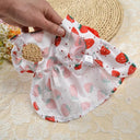 Princess Floral Dog Dress for Female Pets: Cute, Comfortable, Various Sizes  ourlum.com   