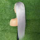 Premium Grey 613 13x6 HD Transparent Lace Wig Women