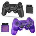 Wireless Controller For PS2 PS1 Gamepad Dual Vibration Shock