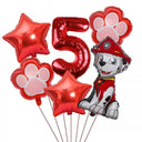 Paw Patrol Dog Balloon Set Chase Skye Marshall Birthday Fun