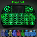 7-in-1 Backlit Air Mouse Remote and Keyboard: Ultimate Convenience  ourlum.com Spanish AAA version 