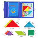 Wooden Magnetic Tangram Puzzle Book: Educational Toys For Kids  ourlum.com   